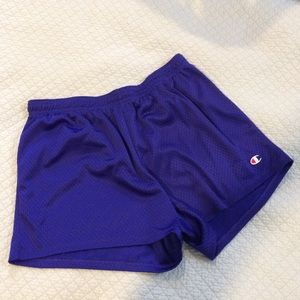 Royal blue M Champion athletic shorts